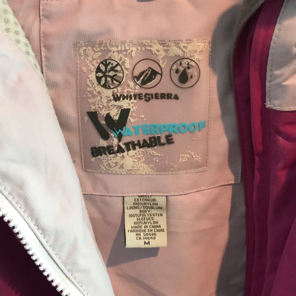 White Sierra waterproof jacket women’s M - Picture 3 of 4